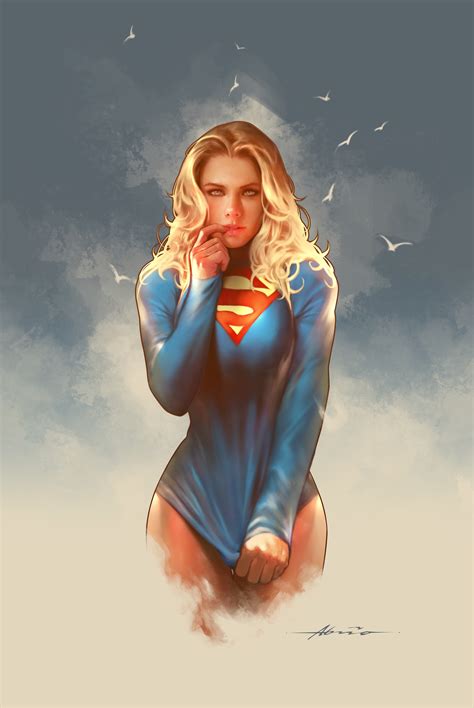 Wallpaper : Supergirl, comic art, women, digital art, fan art, DC ...