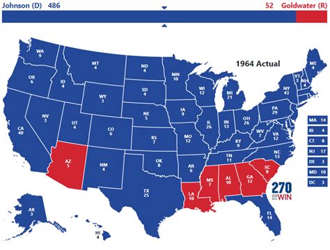 Presidential Election of 1964 - 270toWin