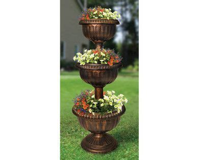 Gardenline 3-Tier Planter | Tiered planter, Flowers perennials, Planters