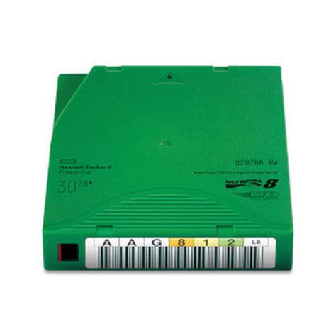 HP LTO 8 Tapes with Custom Barcode Labels - Q2078A-BC