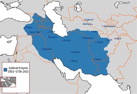 Picture Information: Map of Safavid Empire