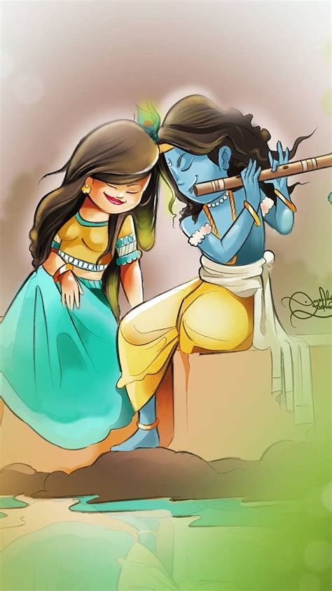 Cute khanna, cartoon, krishna, makhan chor, HD phone wallpaper | Peakpx