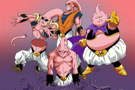 Details about Dragon Ball Z Poster Majin Boo 4 Forms 12in x 18in ...