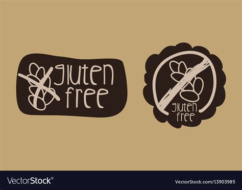 Gluten free label Royalty Free Vector Image - VectorStock