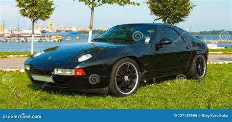 Luxury German Sports Car Porsche 928S on Festival of Retro Technics ...