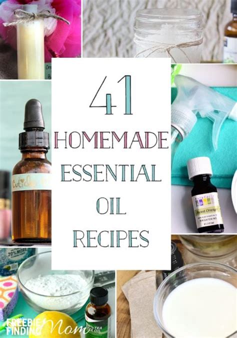 41 Easy Homemade Essential Oil Recipes