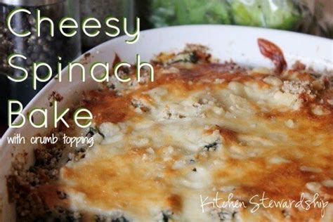 Cheesy Spinach Bake Recipe