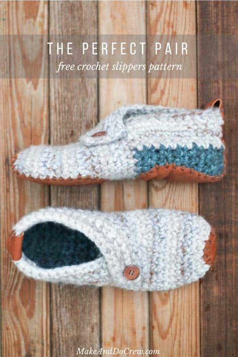 Stylish + Modern: Free Crochet Slippers Pattern for Women