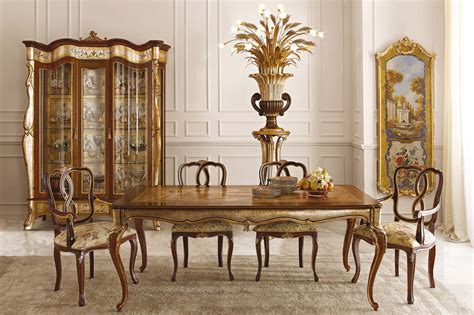 Italian Dining Room Tables And Chairs / Rectangular Classic Louis Xv ...