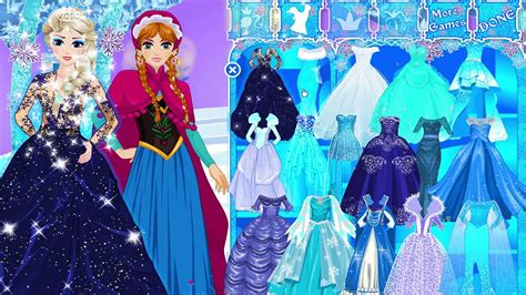 Disney Frozen Cartoon Dress Up Game - Frozen Anna and Elsa Makeover ...