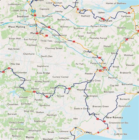 Sustrans National Cycle Route Map