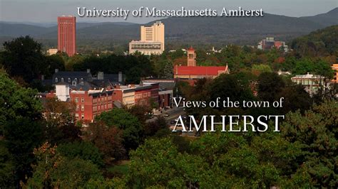 Views of the Town of Amherst - About UMass - UMass Amherst In Video