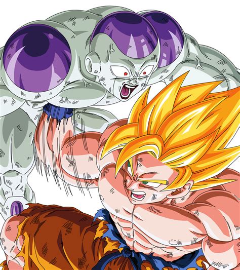 Image - Goku vs Frieza by zman786.png - Owenandheatherfan Wiki