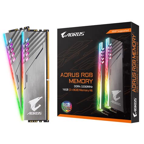 AORUS RGB Memory 16GB (2x8GB) 3200MHz Key Features | Memory - GIGABYTE ...