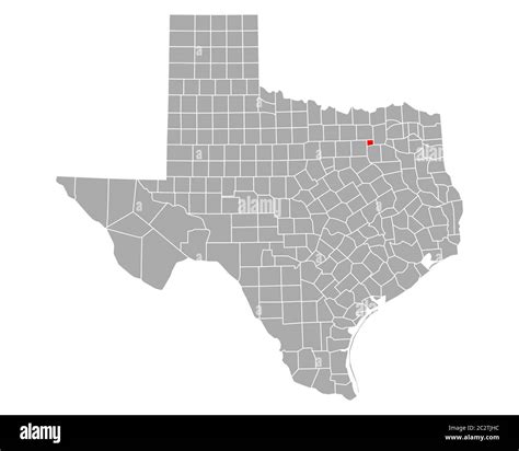 Map of Rockwall in Texas Stock Photo - Alamy