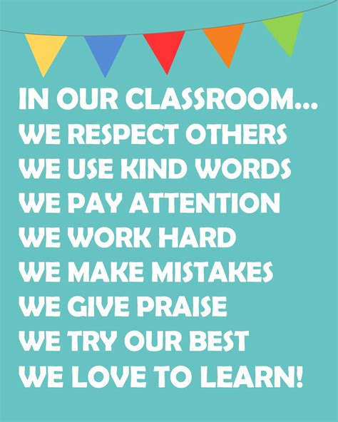 Personalised Teacher T Printable Classroom Rules Poster Classroom ...