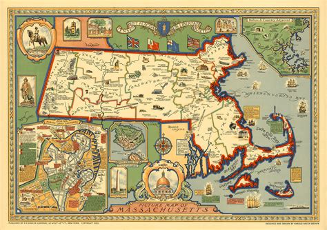 Massachusetts 1630–1930 Historical Map | Battlemaps.us