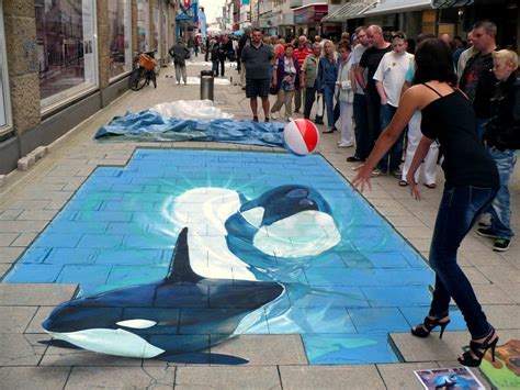 25+ New Cool & Creative 3D Street Art Paintings 2012