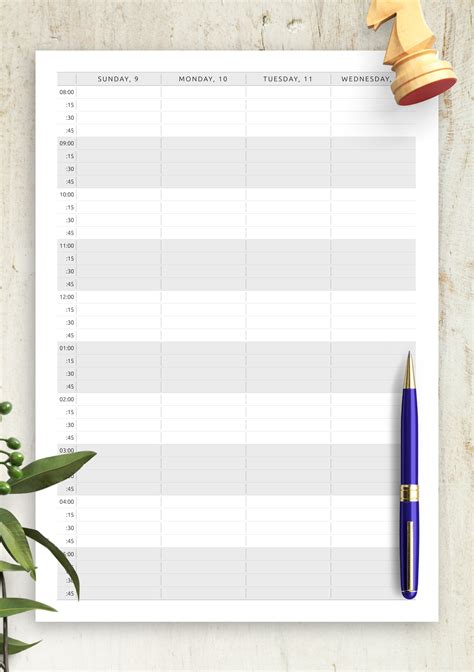 Printable Appointment Calendar