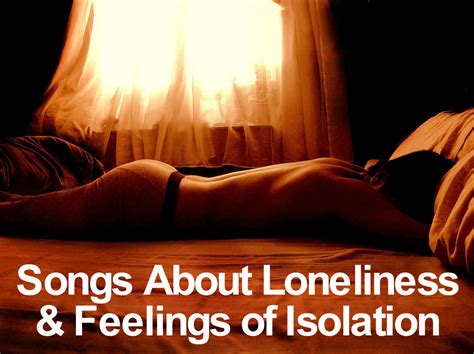 114 Songs About Loneliness and Feelings of Isolation - Spinditty