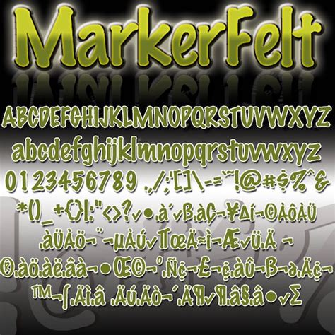 Marker Felt font - Fontspace.io