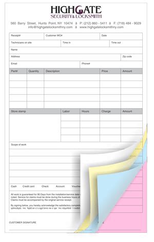 Carbonless Receipt Books Printing | Carbon Copy Receipt Books ...