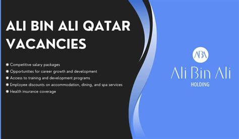 Ali Bin Ali Qatar Vacancies - Qatar Urgent Vacancies - JobStreet47