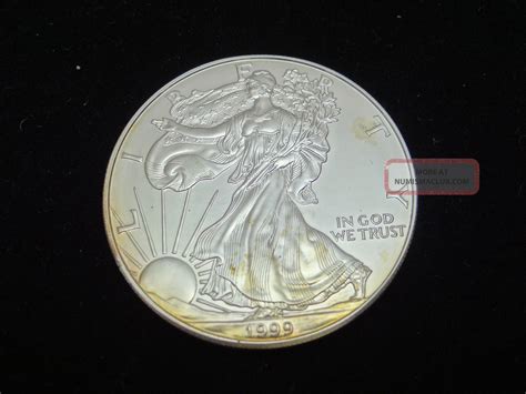 1999 American Eagle Walking Liberty Silver Dollar 1 Oz Fine Silver