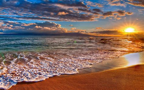 Beach sunrise wallpaper - Beach wallpapers - #28357