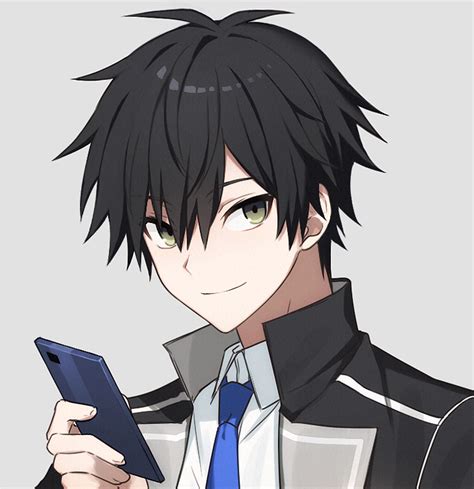 Anime Boy Pfp Black Hair - ANIMEDIA