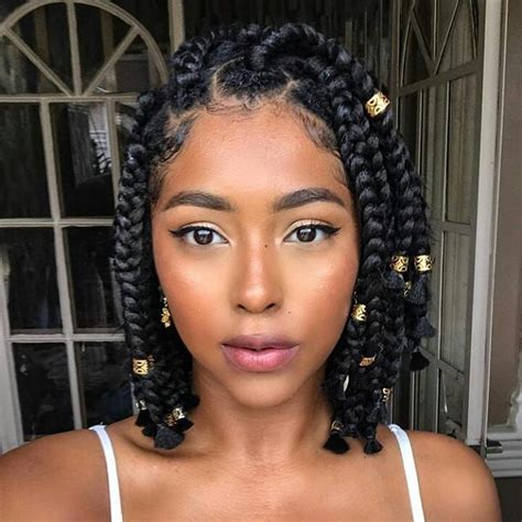 10+ Outrageous Natural Hairstyles For Ear Length Hair Braids