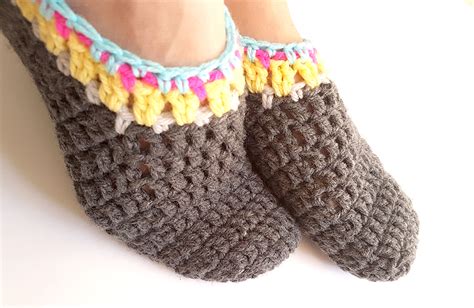 PROJECT #018: CROCHET SLIPPERS FOR ADULTS | FREE CROCHET PATTERN