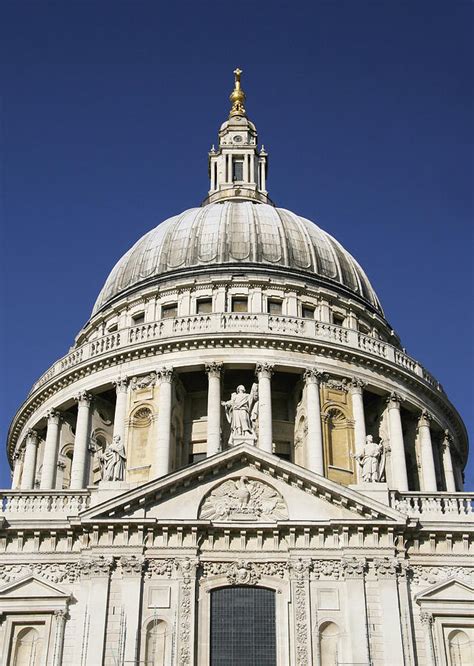 Dome Of St Pauls Cathedral, Close Up Photograph by Axiom Photographic