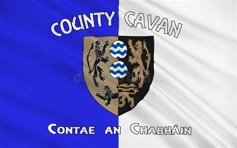 Flag of County Cavan is a County in Ireland Stock Illustration ...