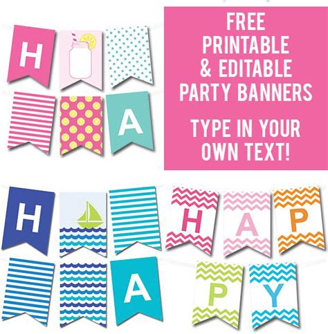 Easy DIY Party Banners – Party Ideas