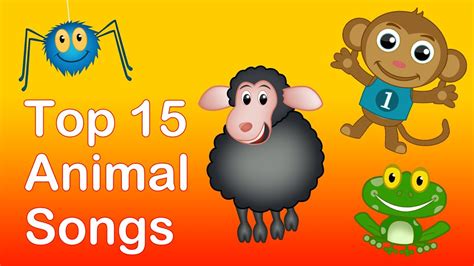 TOP 15 ANIMAL SONGS | Compilation | Nursery Rhymes TV | English Songs ...