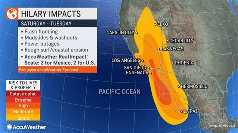 Southern California storm map: Track where the rain from Hurricane ...