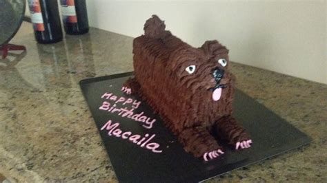 Dog Shaped Birthday Cake - CakeCentral.com