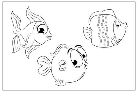 Black and white page for baby coloring book. Illustration of cute ...