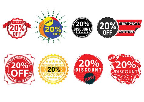 20 percent discount new offer logo and icon design bundle 5569791 ...