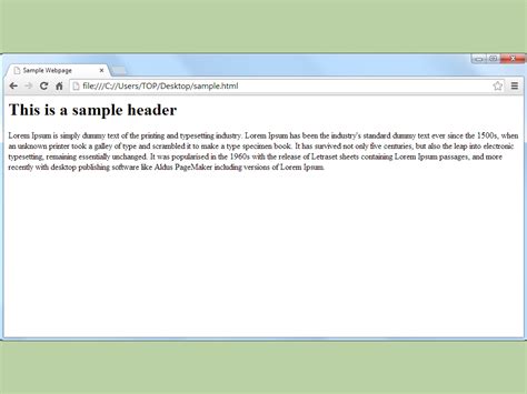 How to Make Paragraph Styled Heading Text in HTML: 10 Steps