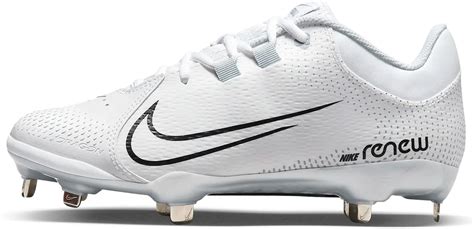 Nike Hyperdiamond 4 Pro Metal Softball Cleats White | Black Size Review ...