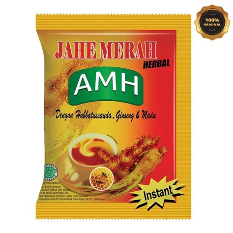 Jual JAHE MERAH AMH MINUMAN SERBUK SACHET | Shopee Indonesia