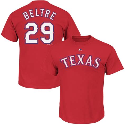 Men's Texas Rangers Adrian Beltre Majestic Red Big & Tall Official ...