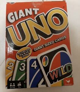 Giant Uno Playing Cards Family Party Fun Games Friends Jumbo King Size ...