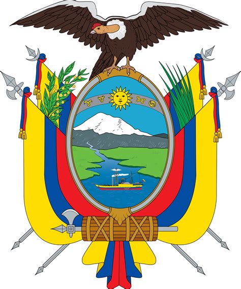 The official Emblem of the ecuador