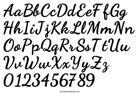 Free Printable Fonts - Printable Form, Templates and Letter