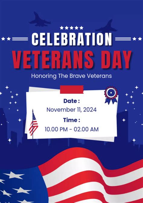 Veterans Day Poster Template | PosterMyWall