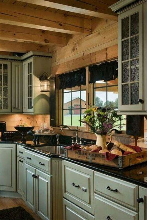 Stylish Log Cabin Kitchen Cabinet Ideas For 2023 - HOMEPEDIAN