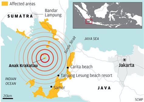 Before the tsunami that killed hundreds, Krakatoa’s massive eruption in ...